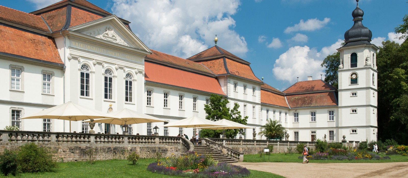 Außenansicht des Schloss Fasanerie