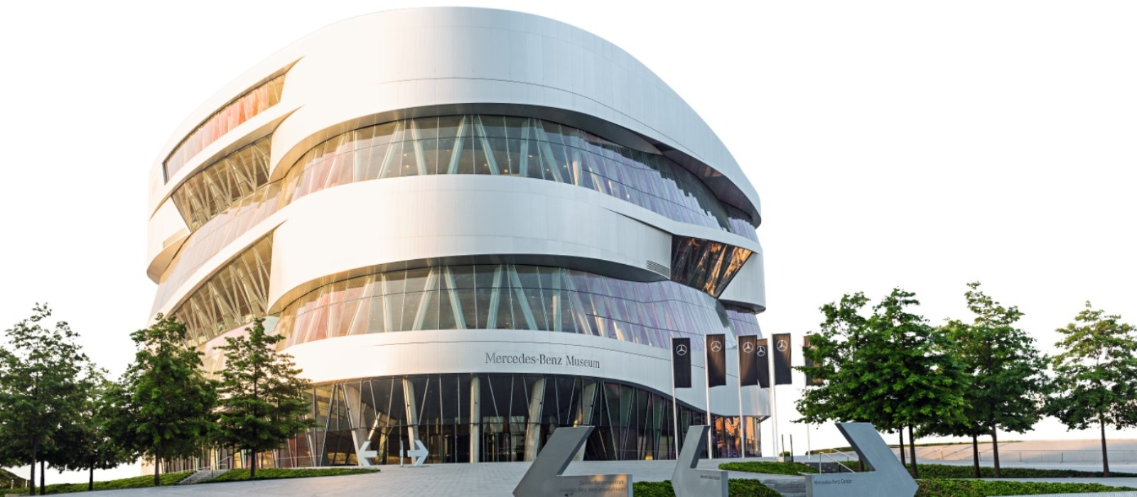 Außenansicht Mercedes-Benz Museum