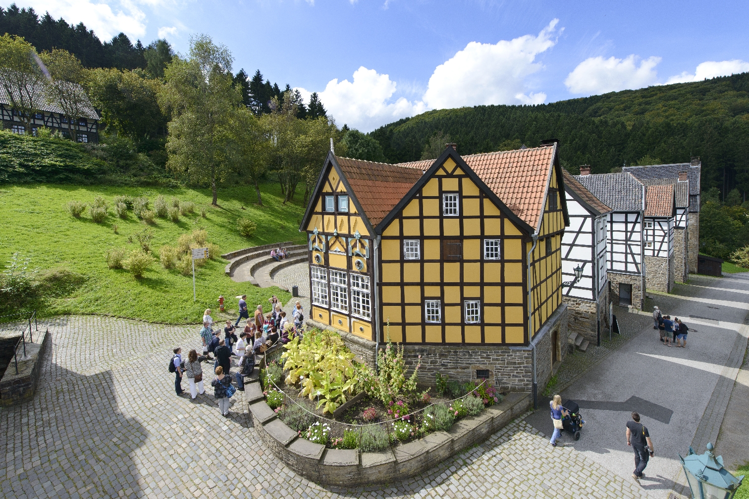 Mehrgeschossiges Fachwerkhaus im Freilichtmuseum Hagen