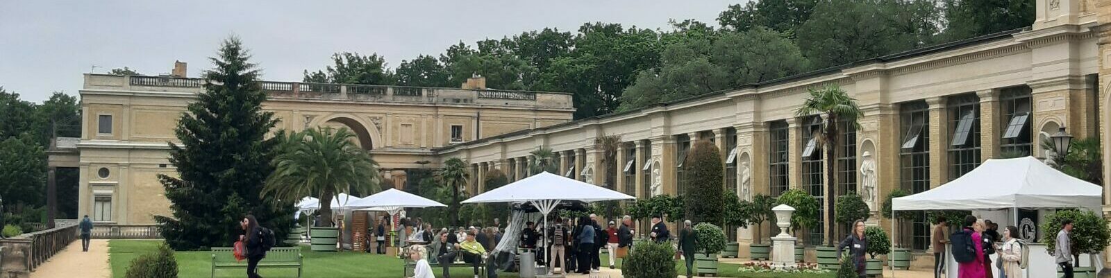 Die Orangerie des Schlossparks Sanssouci in Potsdam.